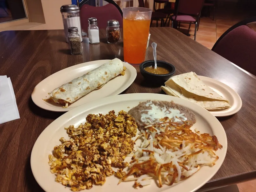 Eggs & Chorizo Plate